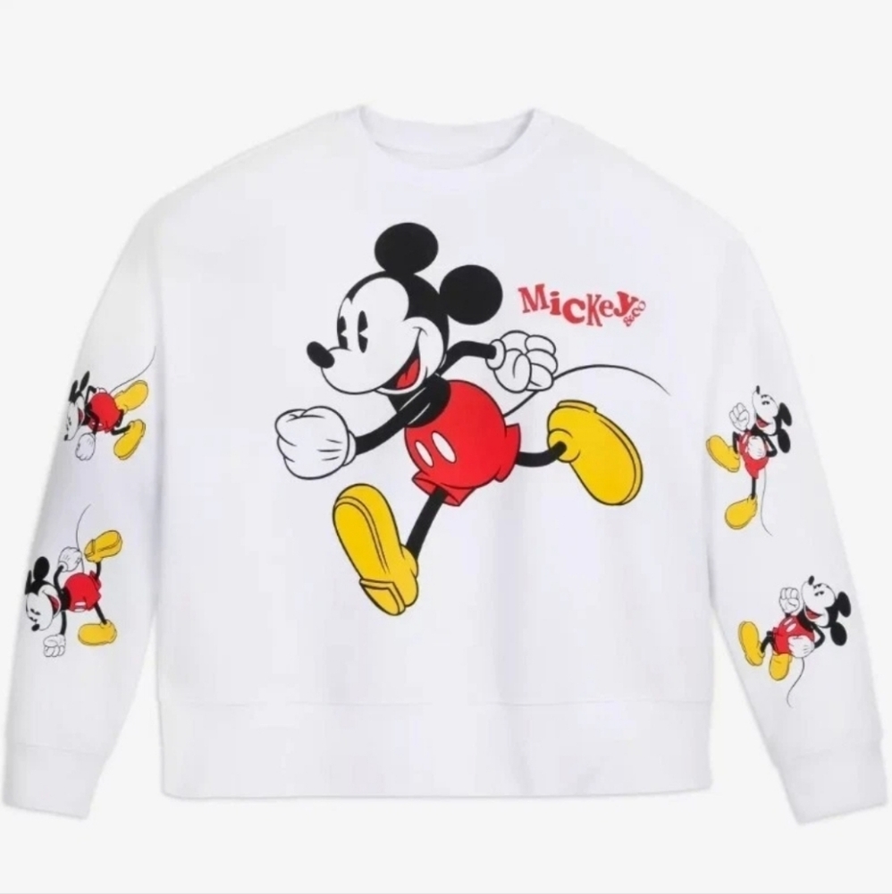 DisneyParks Mickey Mouse Front  & Back Pullover Sweatshirt For Women Sz 1X NWT